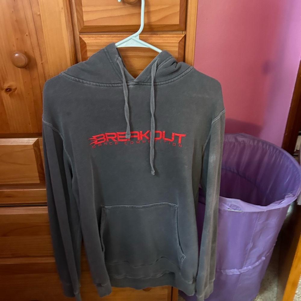 Dark ashy gray Dance competition hoodie